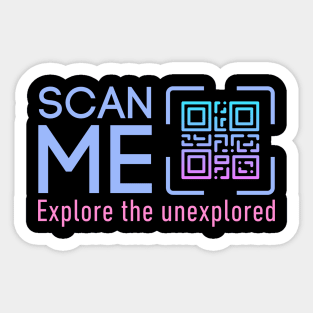 my QR to scan Sticker